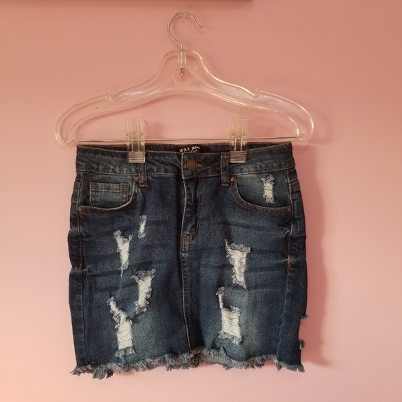 jean skirt - Picture 1 of 3